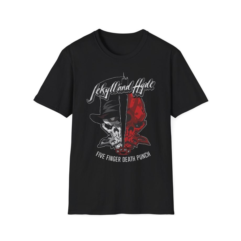 Five Finger Death Punch Jekyll and Hyde Unisex Softstyle T-Shirt