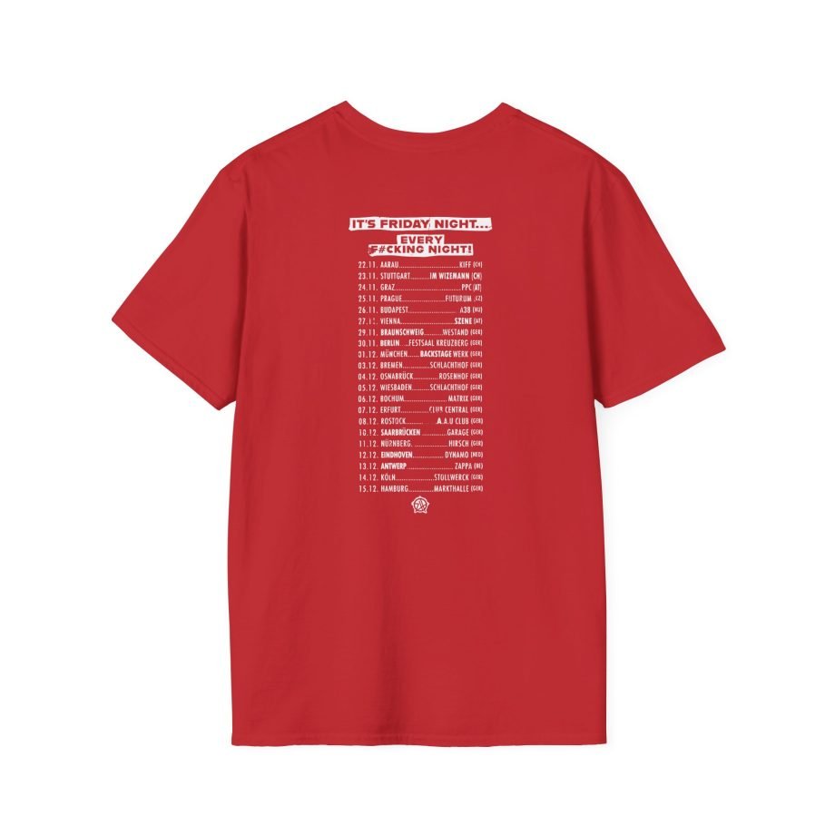 Zebrahead Lightning Skull Friday night tour Unisex Softstyle T-Shirt