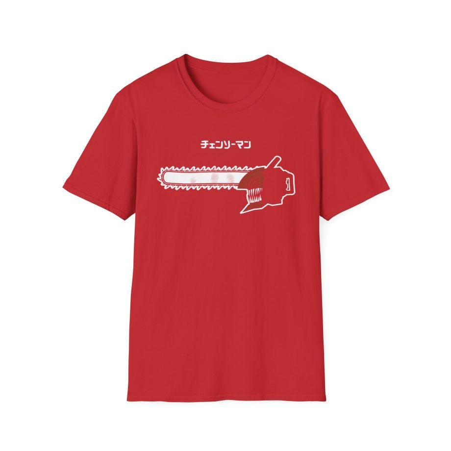 Chainsaw Man Flaming Unisex Softstyle T-Shirt