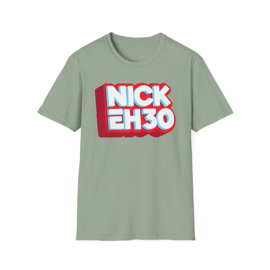 Nick Eh 30 Logo Unisex Softstyle T-Shirt