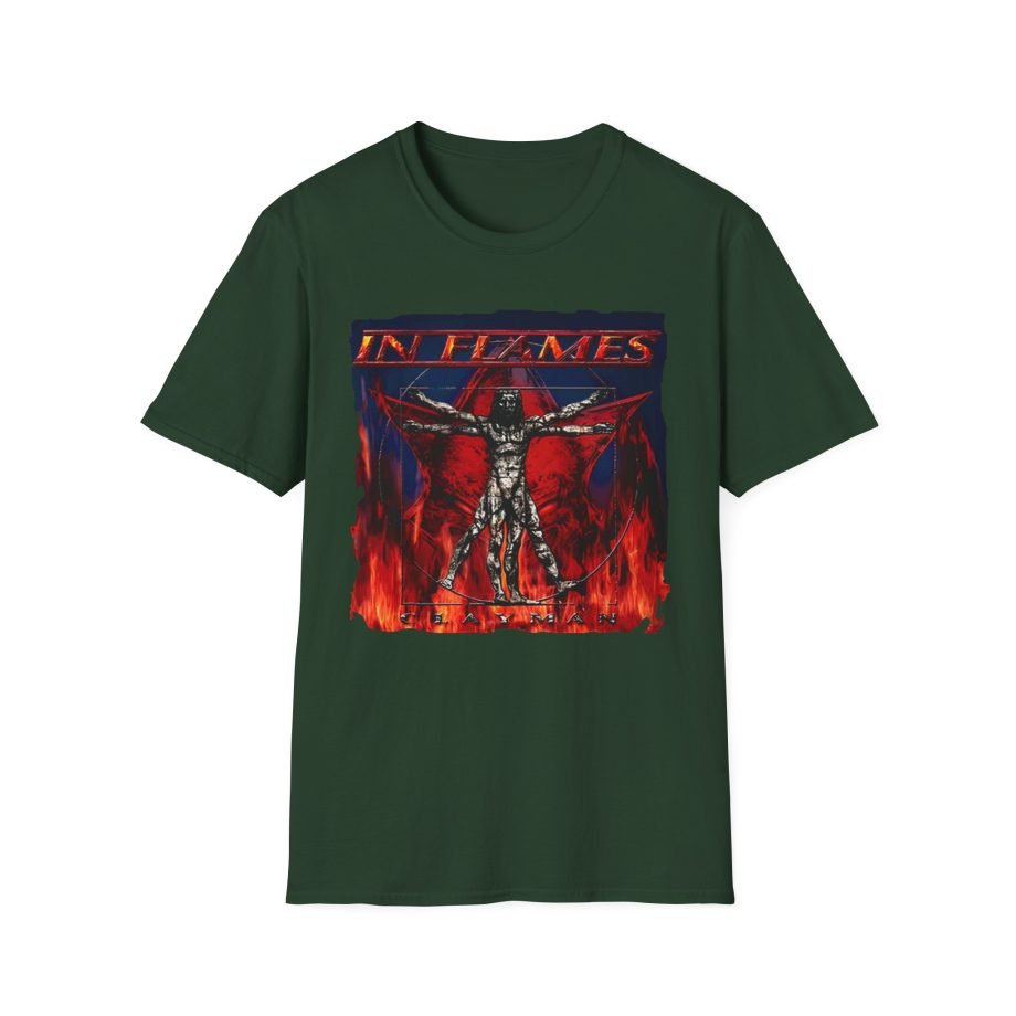 In Flames Clayman Album Art Unisex Softstyle T-Shirt