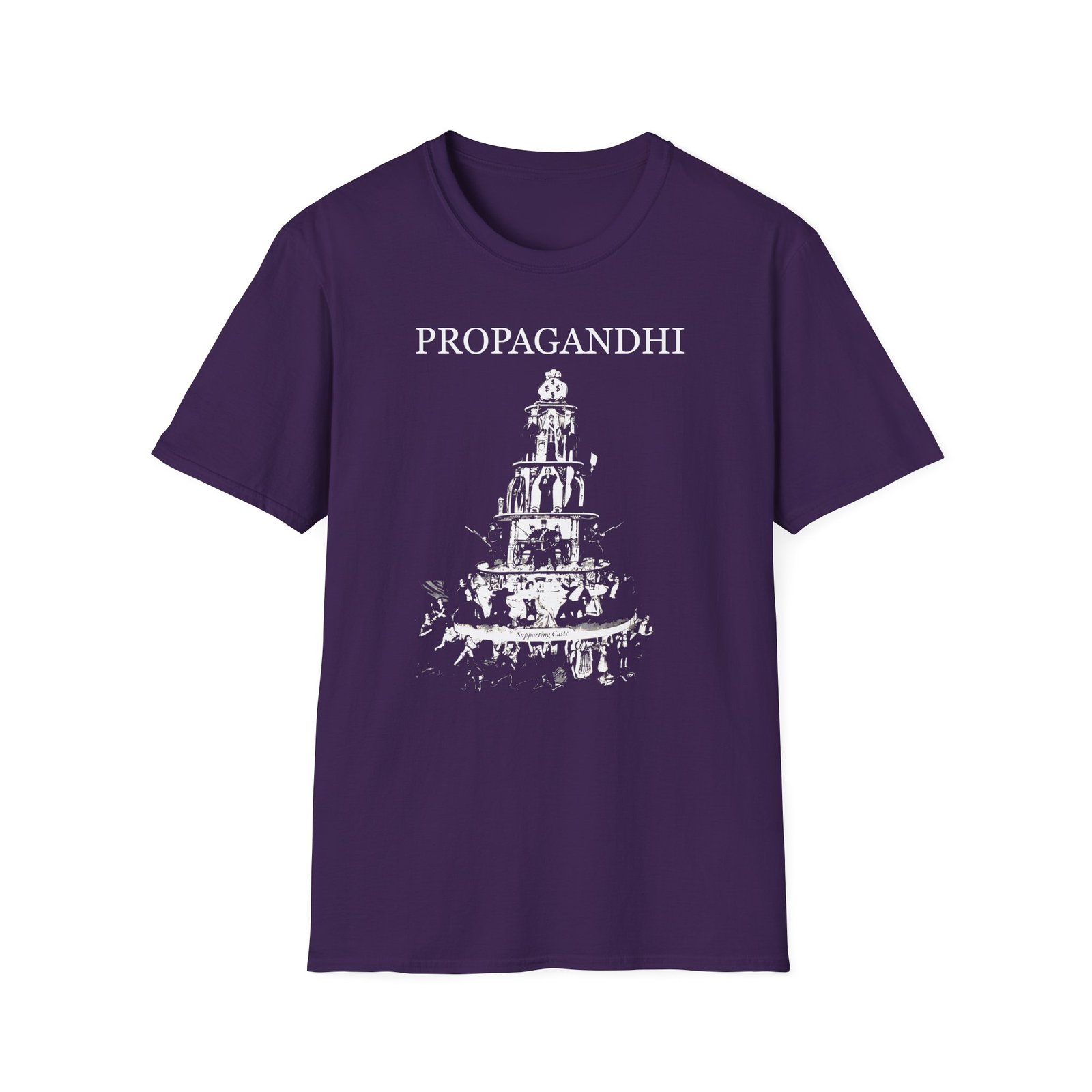 Propagandhi Pyramid Of Capitalism Unisex Softstyle T-Shirt