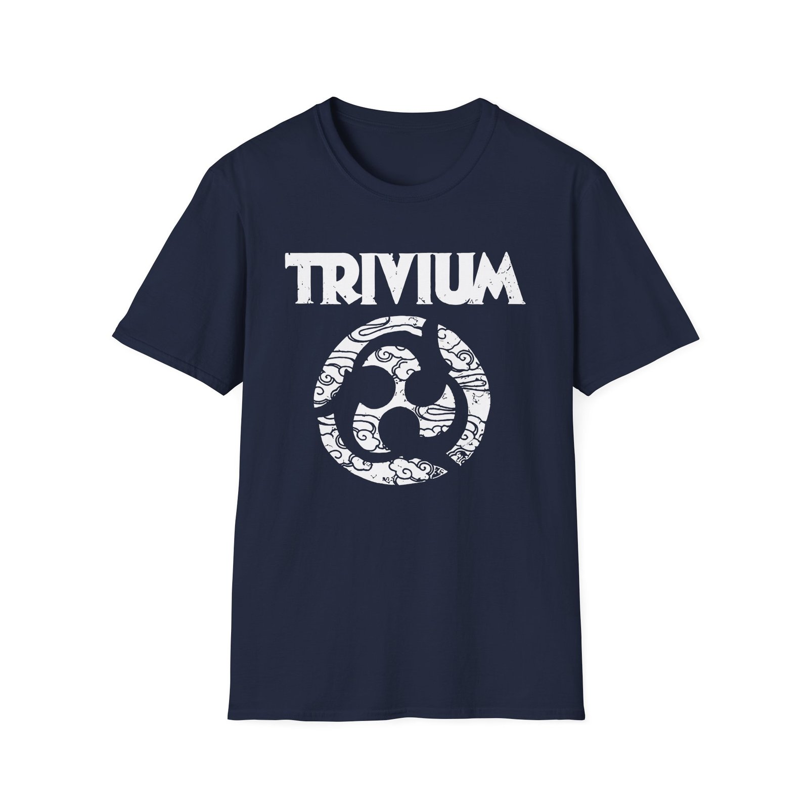 Trivium Swirl Logo Unisex Softstyle T-Shirt