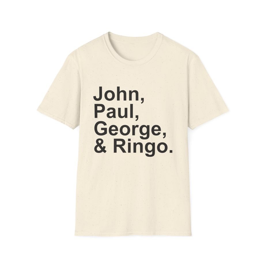 The Beatles John, Paul, George, Ringo Unisex Softstyle T-Shirt