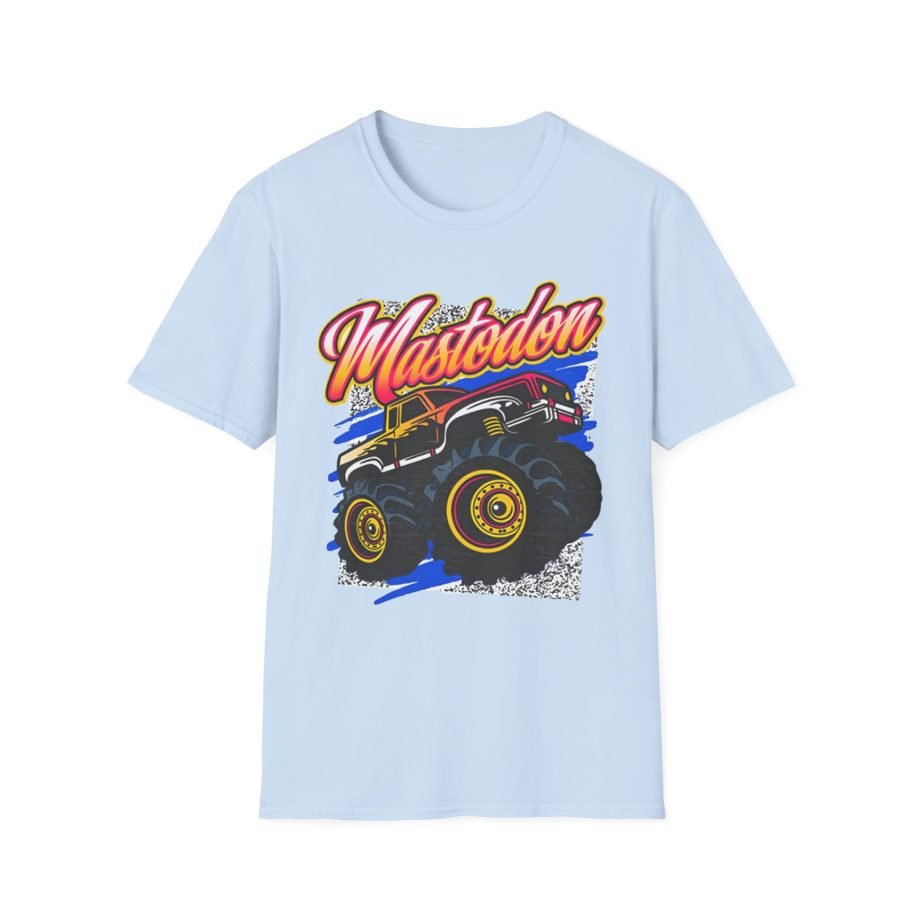 Mastodon Monster Truck Unisex Softstyle T-Shirt