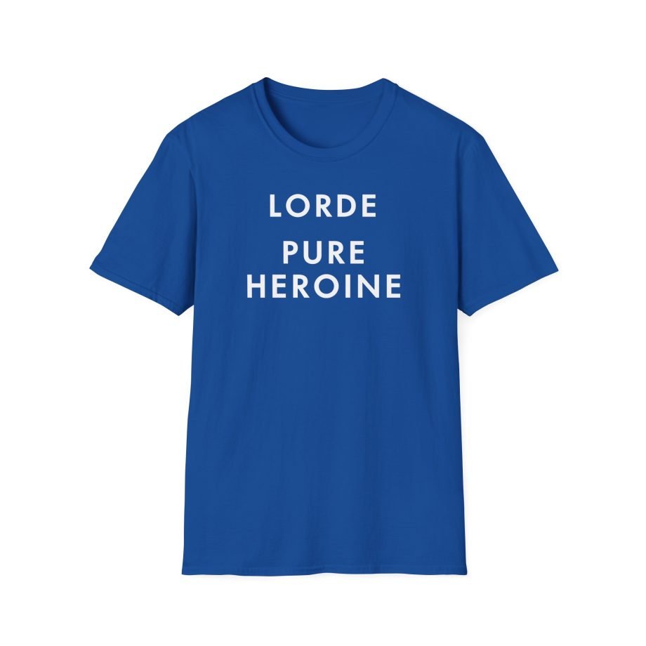 Lorde Pure Heroine Music Album Unisex Softstyle T-Shirt