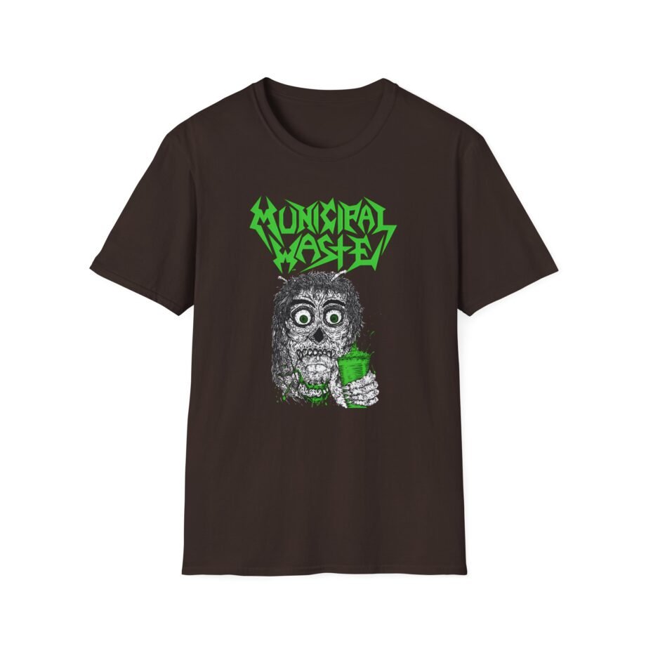 Municipal Waste Beer Zombie Unisex Softstyle T-Shirt