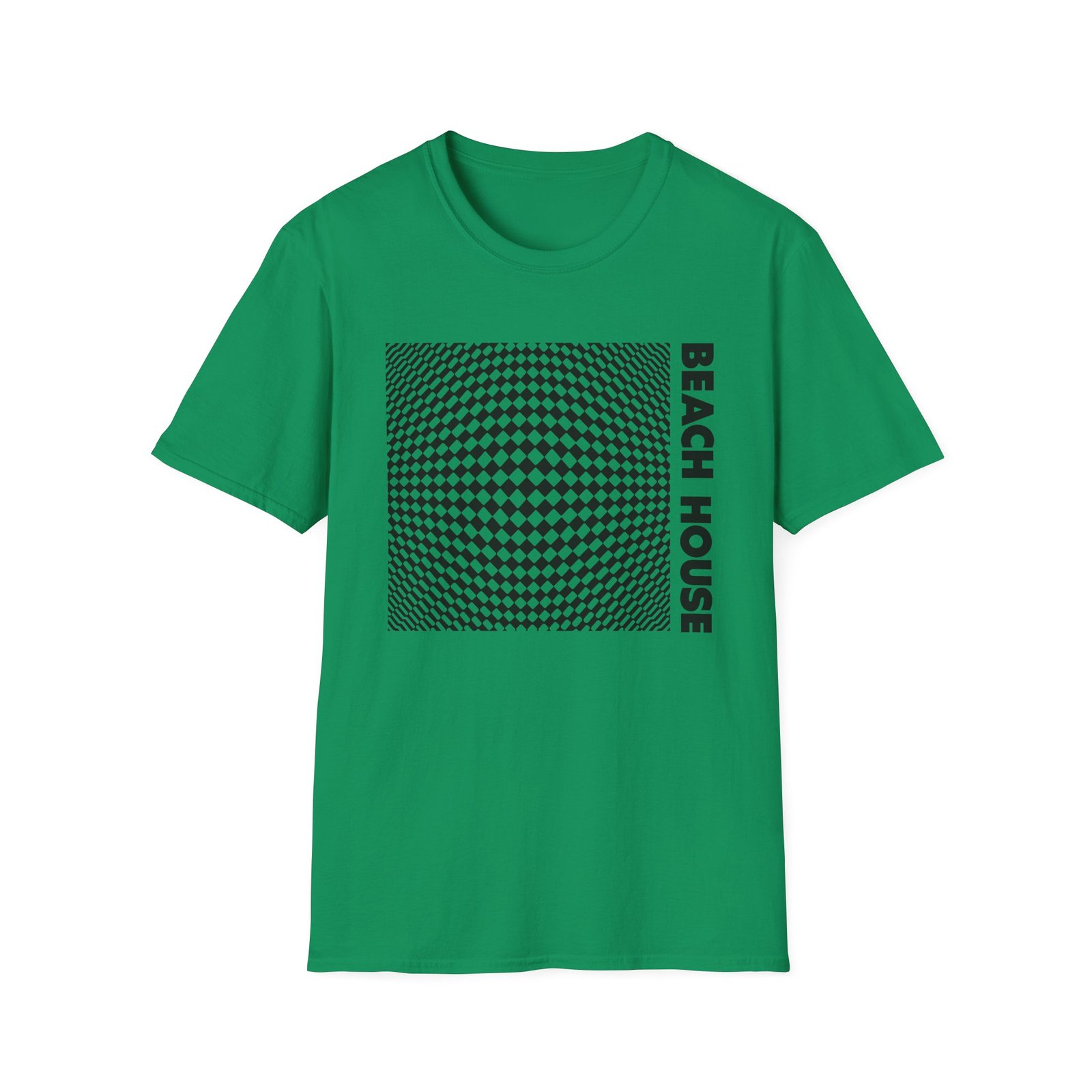 Beach House 7 Op Art Unisex Softstyle T-Shirt