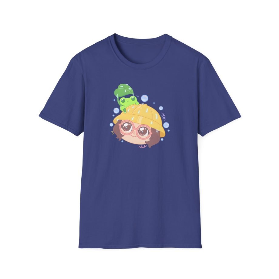 Froggy Crossing Rainy Unisex Softstyle T-Shirt