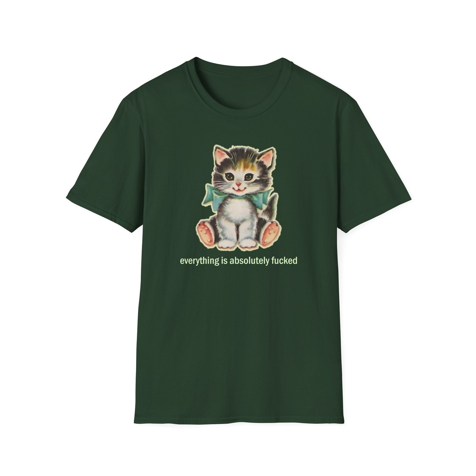 Paleface Cursed Cat Unisex Softstyle T-Shirt