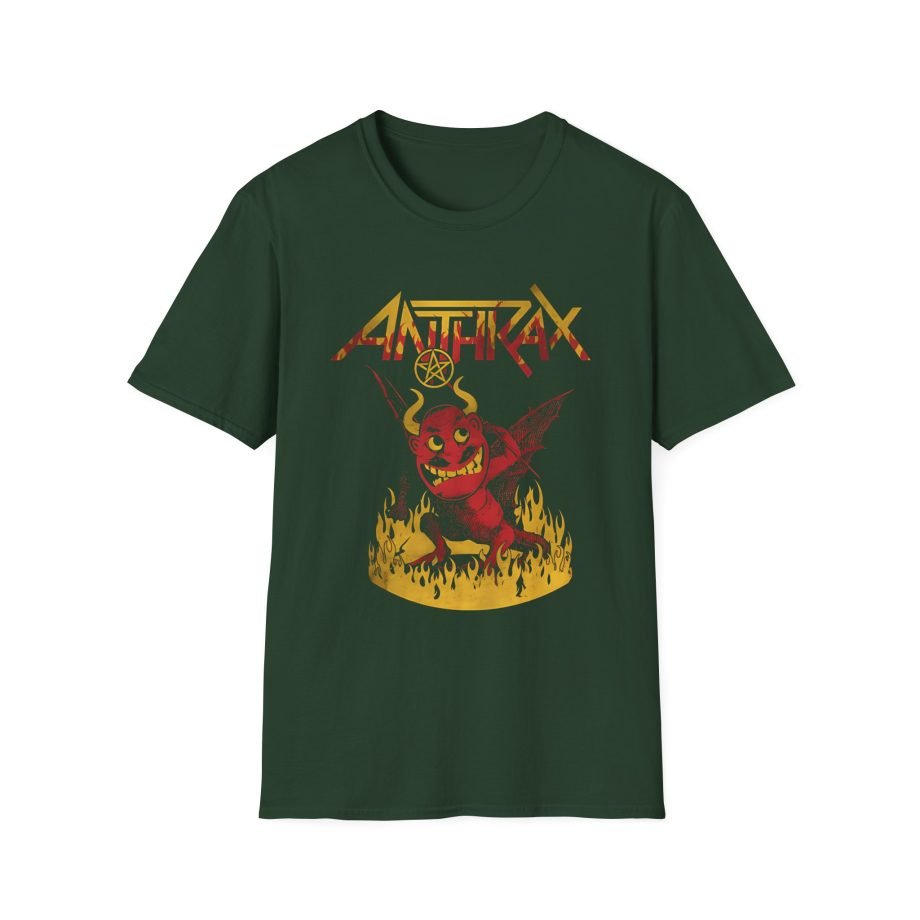 Anthrax Coal Demon Unisex Softstyle T-Shirt