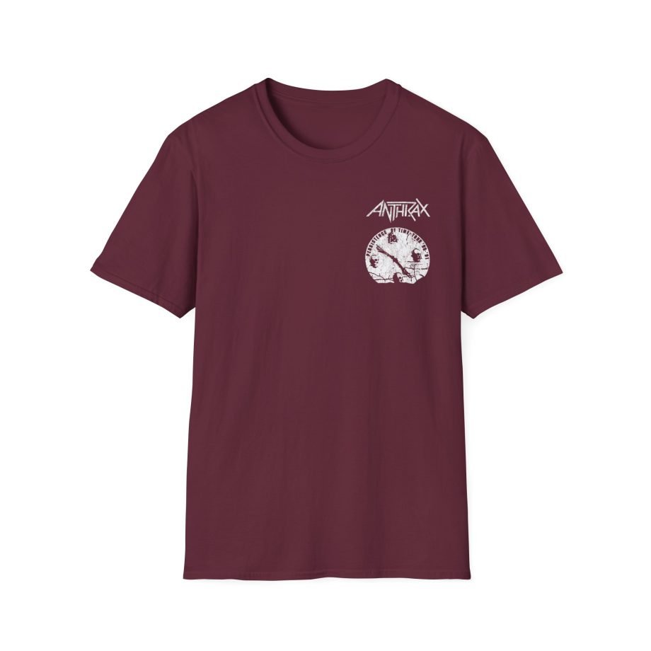 Anthrax Broken Clock Unisex Softstyle T-Shirt