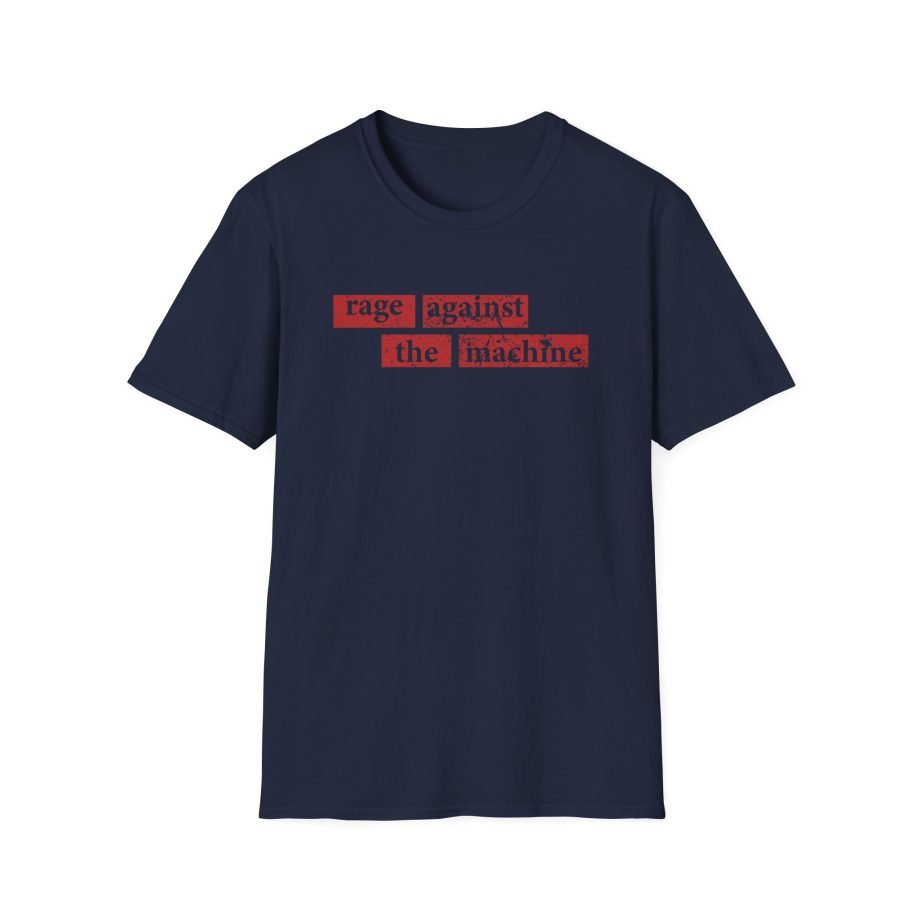 Rage Against the Machine Rage Stencil Type Unisex Softstyle T-Shirt