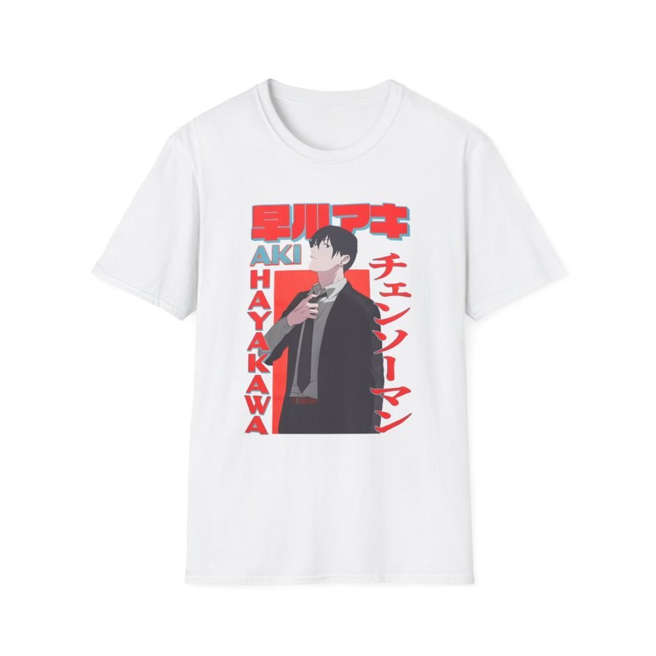 Chainsaw Man Aki Name Unisex Softstyle T-Shirt