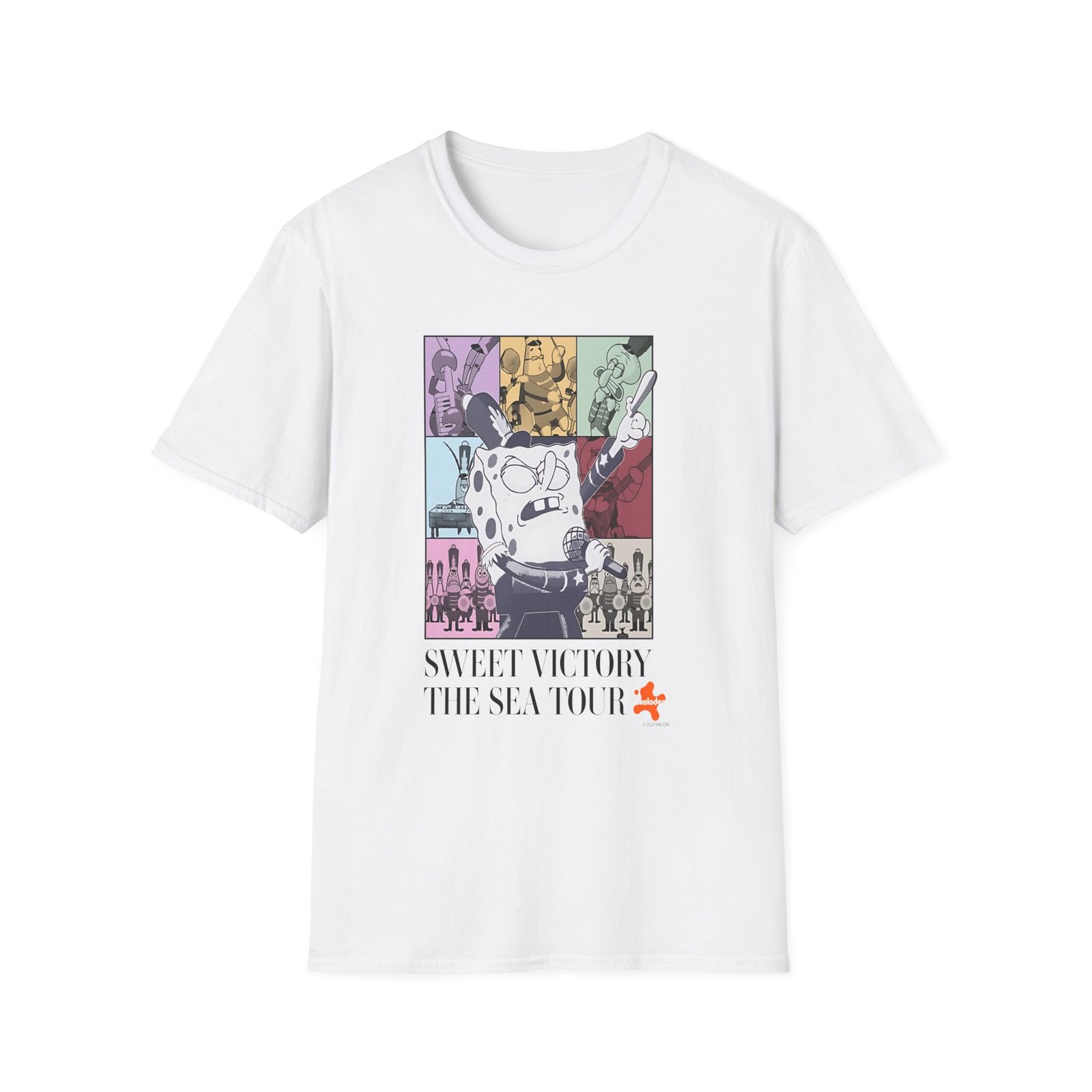 Spongebob Sweet Victory The Sea Tour Unisex Softstyle T-Shirt