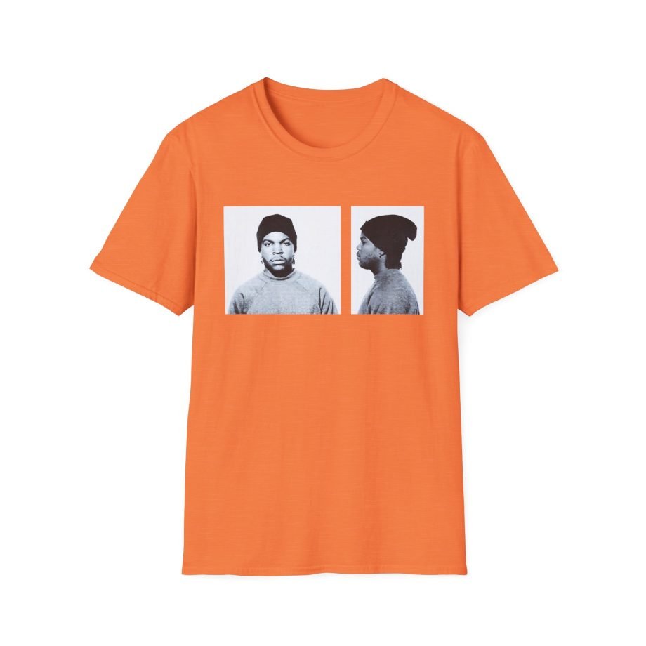 Ice Cube Mug Shot Unisex Softstyle T-Shirt
