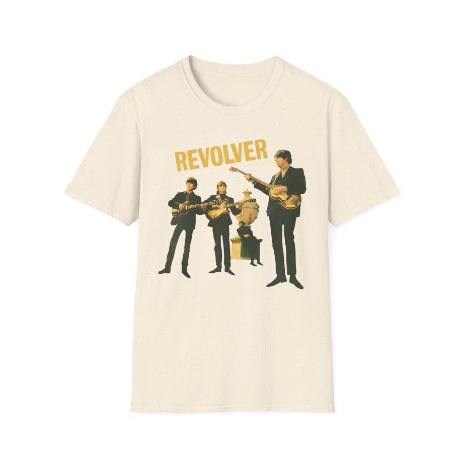 The Beatles Revolver Band Photo Unisex Softstyle T-Shirt