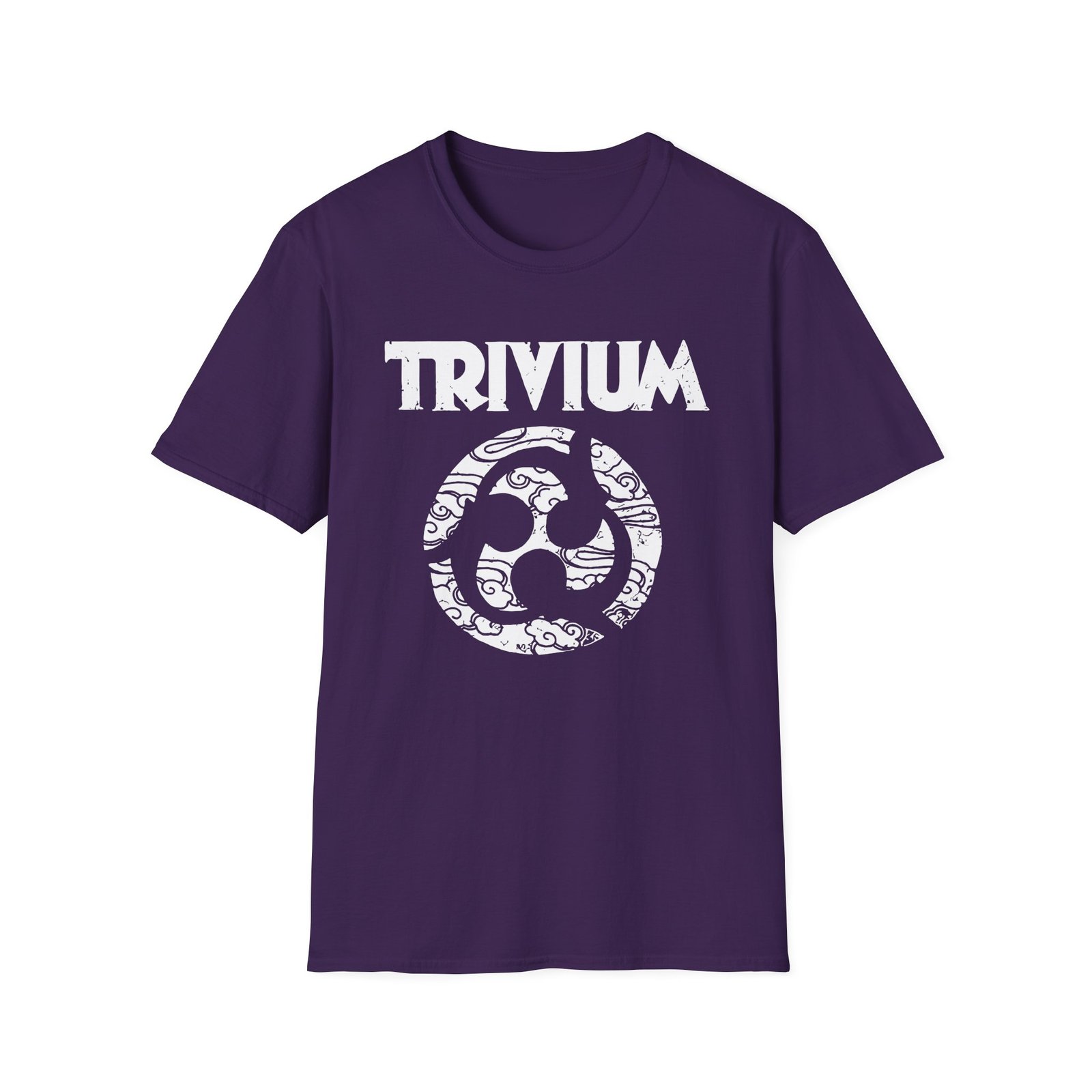 Trivium Swirl Logo Unisex Softstyle T-Shirt