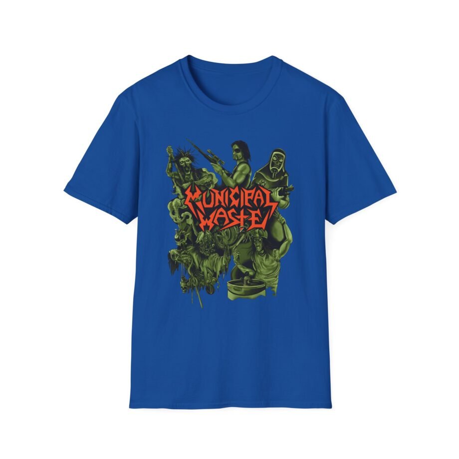 Municipal Waste Collage Logo Unisex Softstyle T-Shirt
