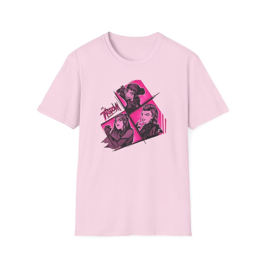 Kpop Demon Hunters Take Down Unisex Softstyle T-Shirt