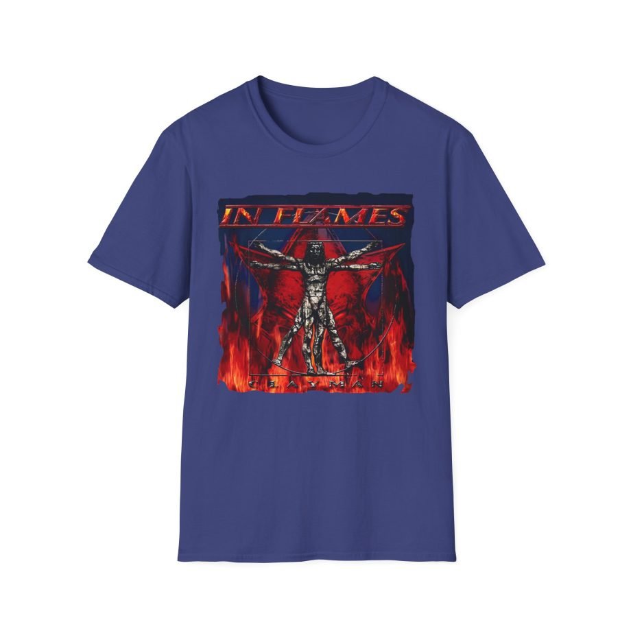 In Flames Clayman Album Art Unisex Softstyle T-Shirt