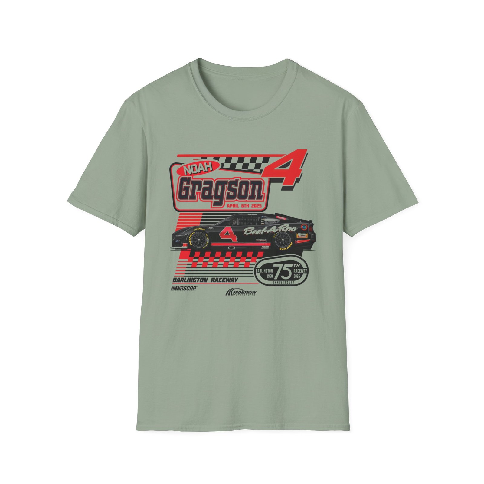 Noah Gragson Beef a Roo 1 Spot Darlington Unisex Softstyle T-Shirt