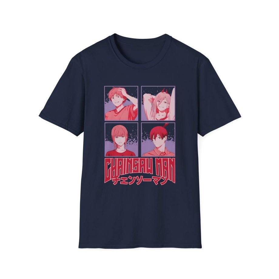 Chainsaw Man Tonal Group Unisex Softstyle T-Shirt