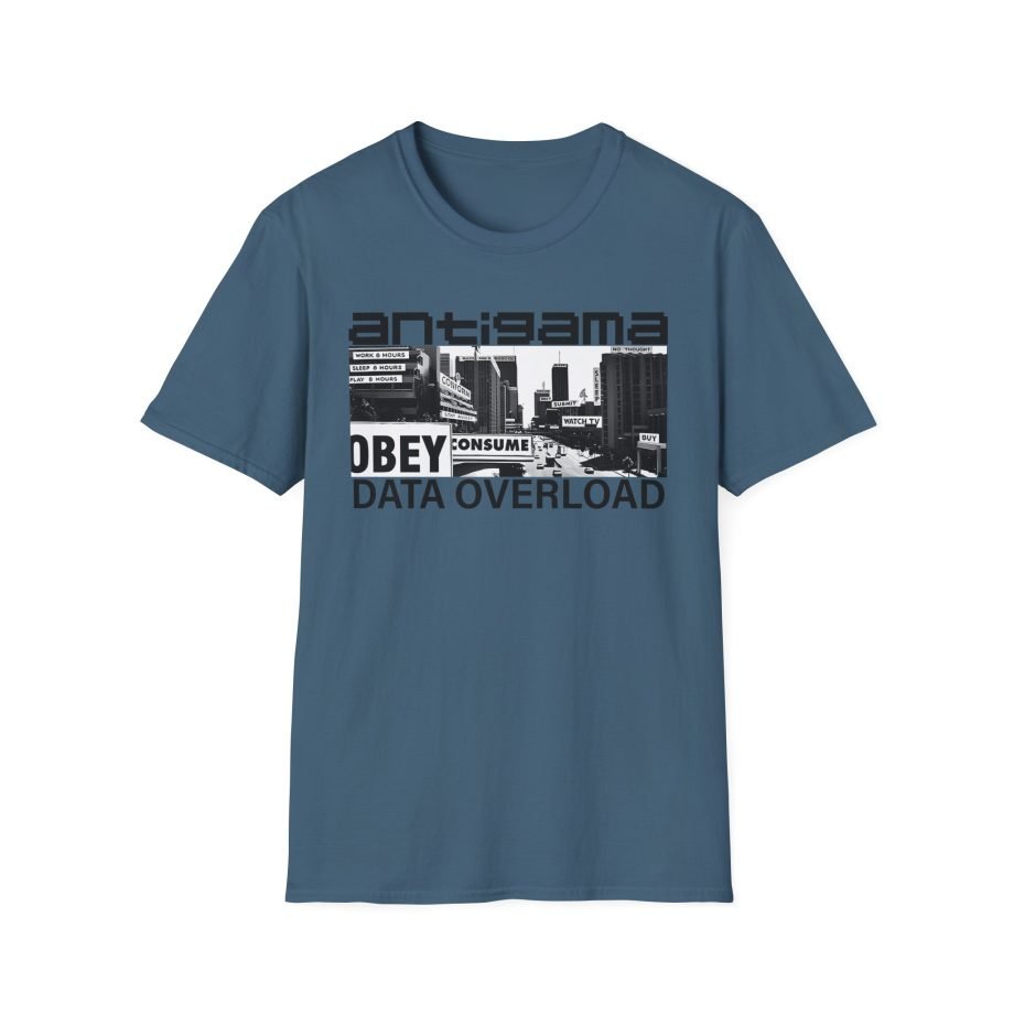 Antigama Data Overload Unisex Softstyle T-Shirt