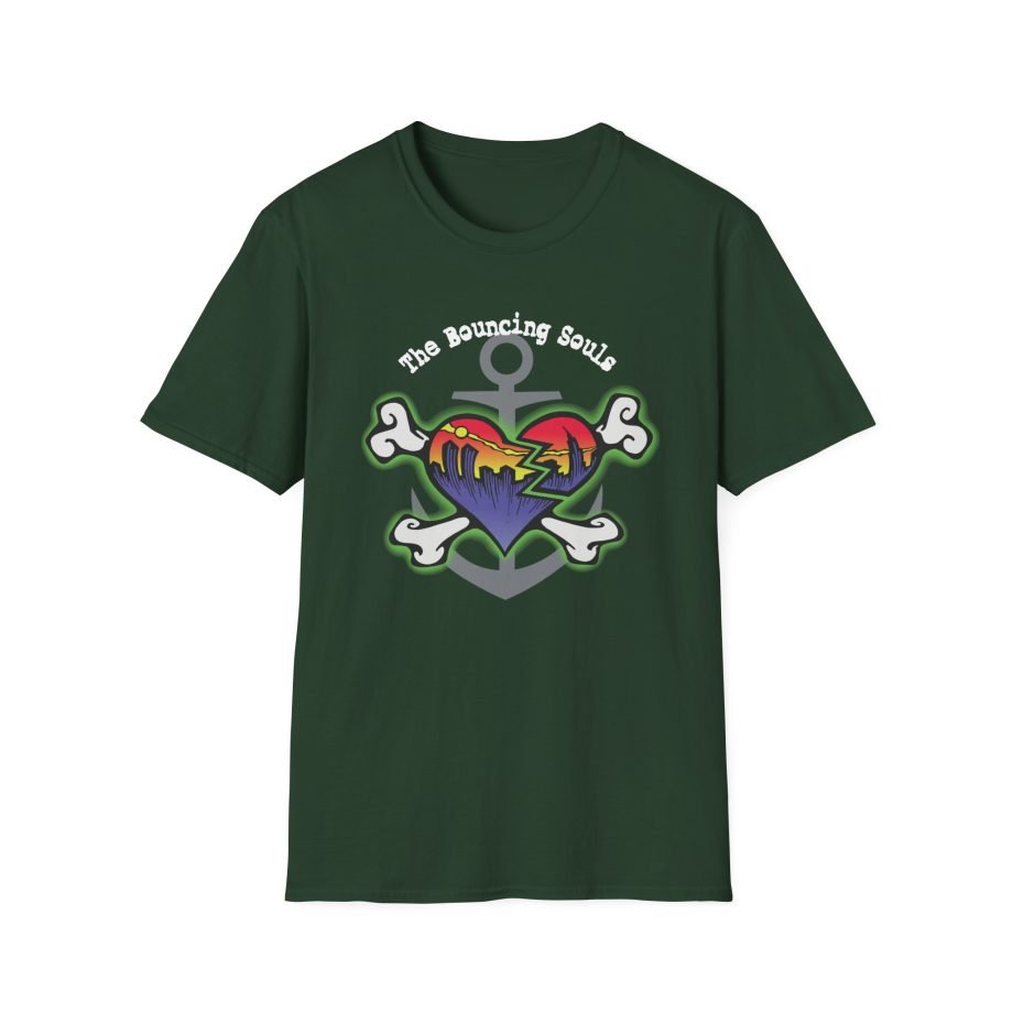 The Bouncing Souls Skyline Heart Unisex Softstyle T-Shirt