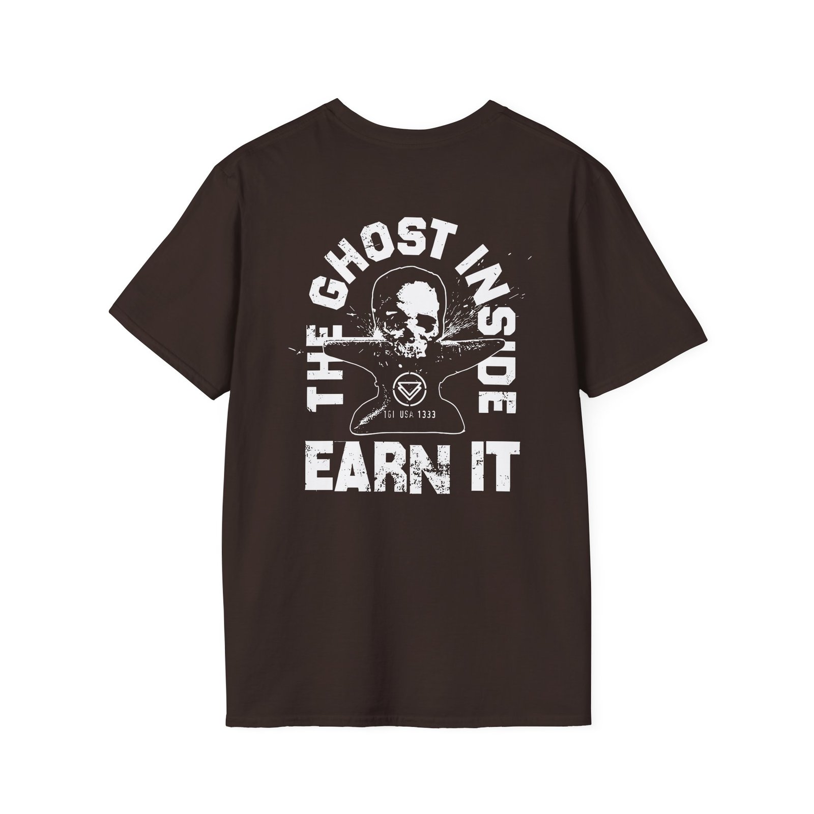 The Ghost Inside Anvil Skull Unisex Softstyle T-Shirt