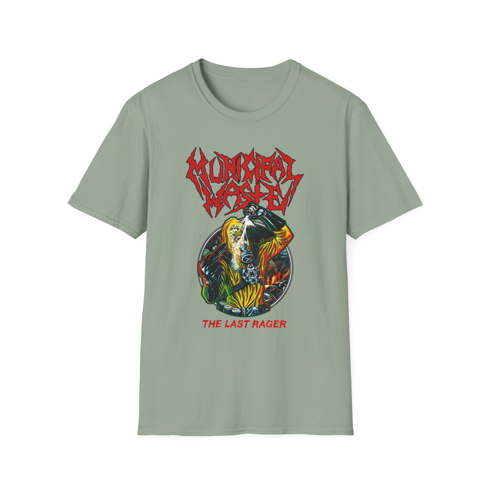 Municipal Waste the Last Rager Unisex Softstyle T-Shirt