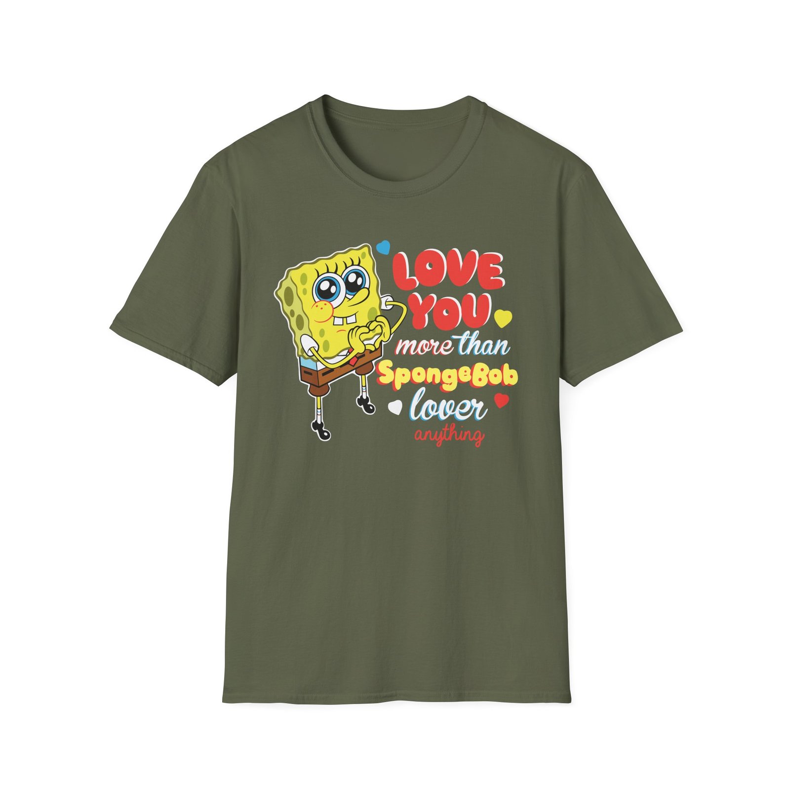 Spongebob Valentine's Day Unisex Softstyle T-Shirt