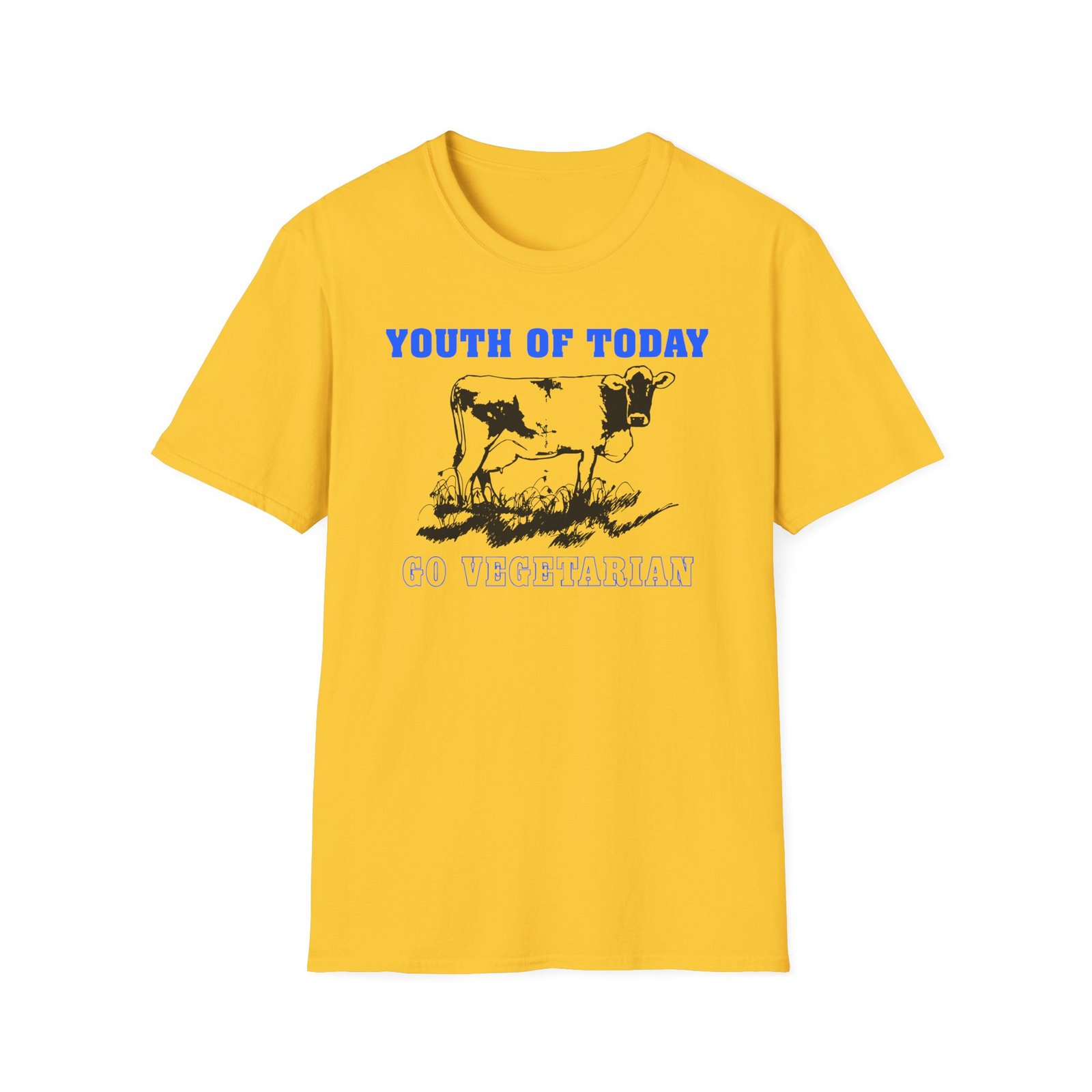 Youth of Today Go Vegetarian Unisex Softstyle T-Shirt