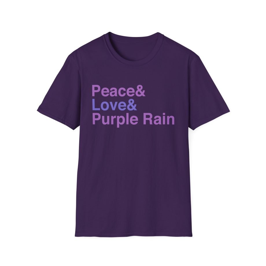 Prince & Love & Purple Rain Unisex Softstyle T-Shirt