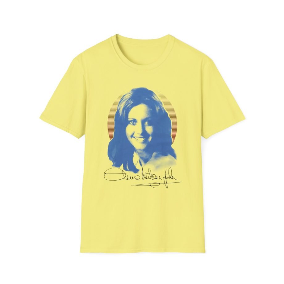 Olivia Newton John Smiles & Signs Unisex Softstyle T-Shirt