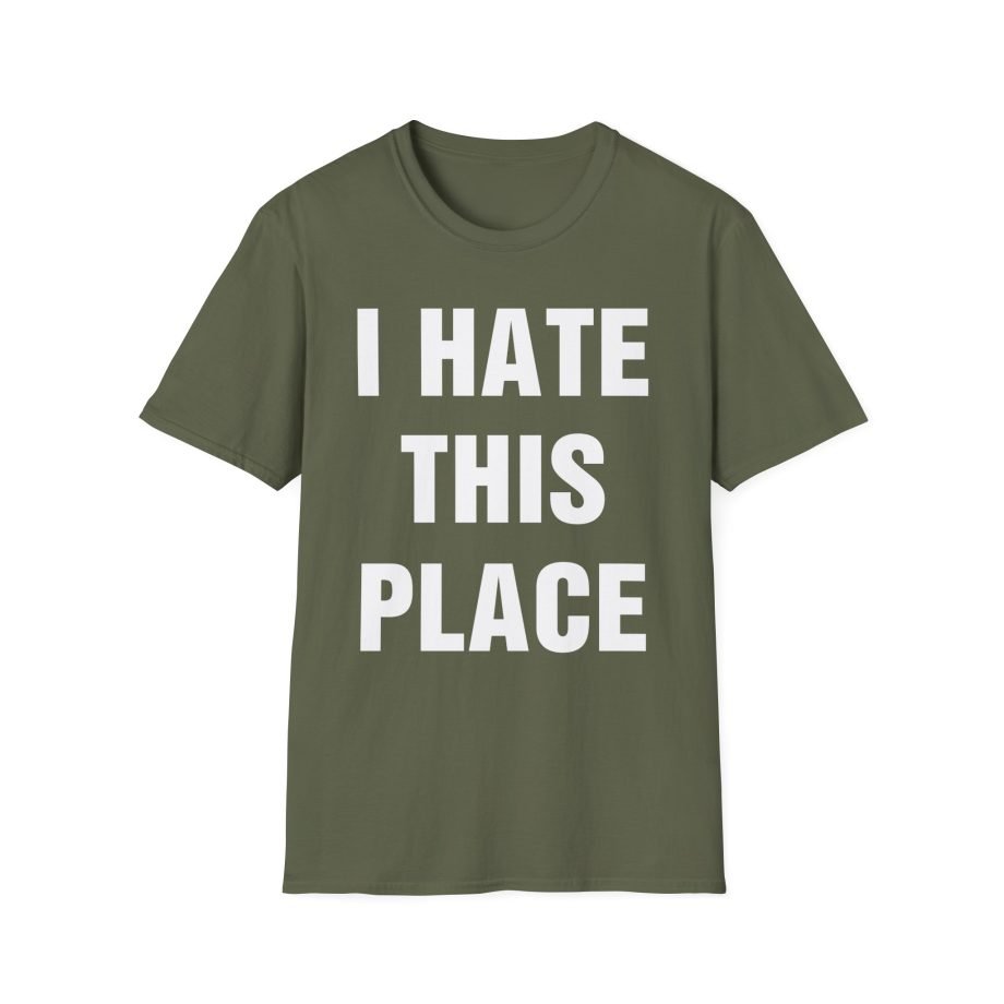 Hot Water Music I Hate This Place Unisex Softstyle T-Shirt