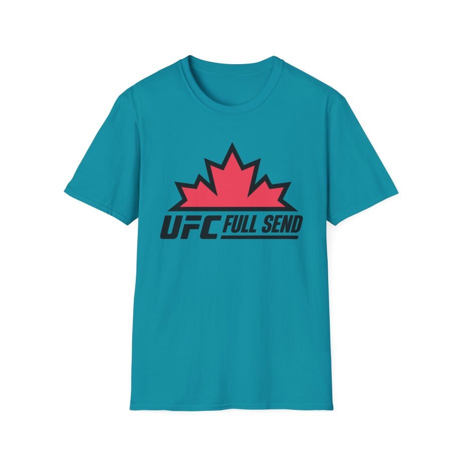Full Send UFC Canada Leaf Unisex Softstyle T-Shirt