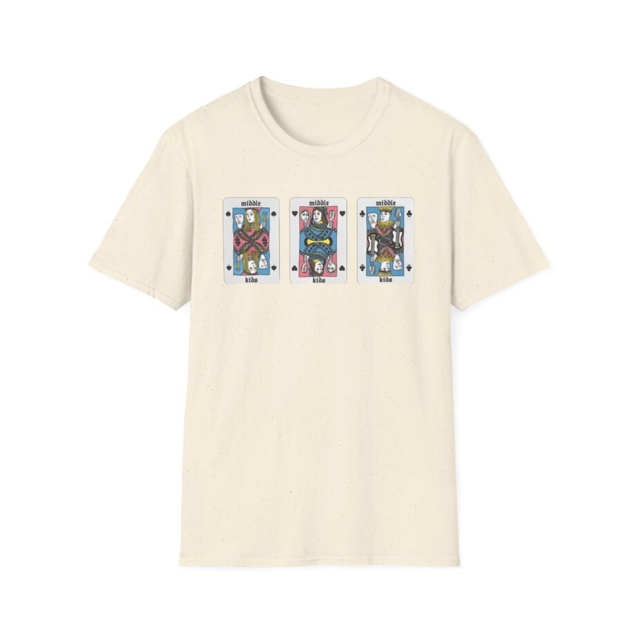 Middle Kids Playing Cards Unisex Softstyle T-Shirt