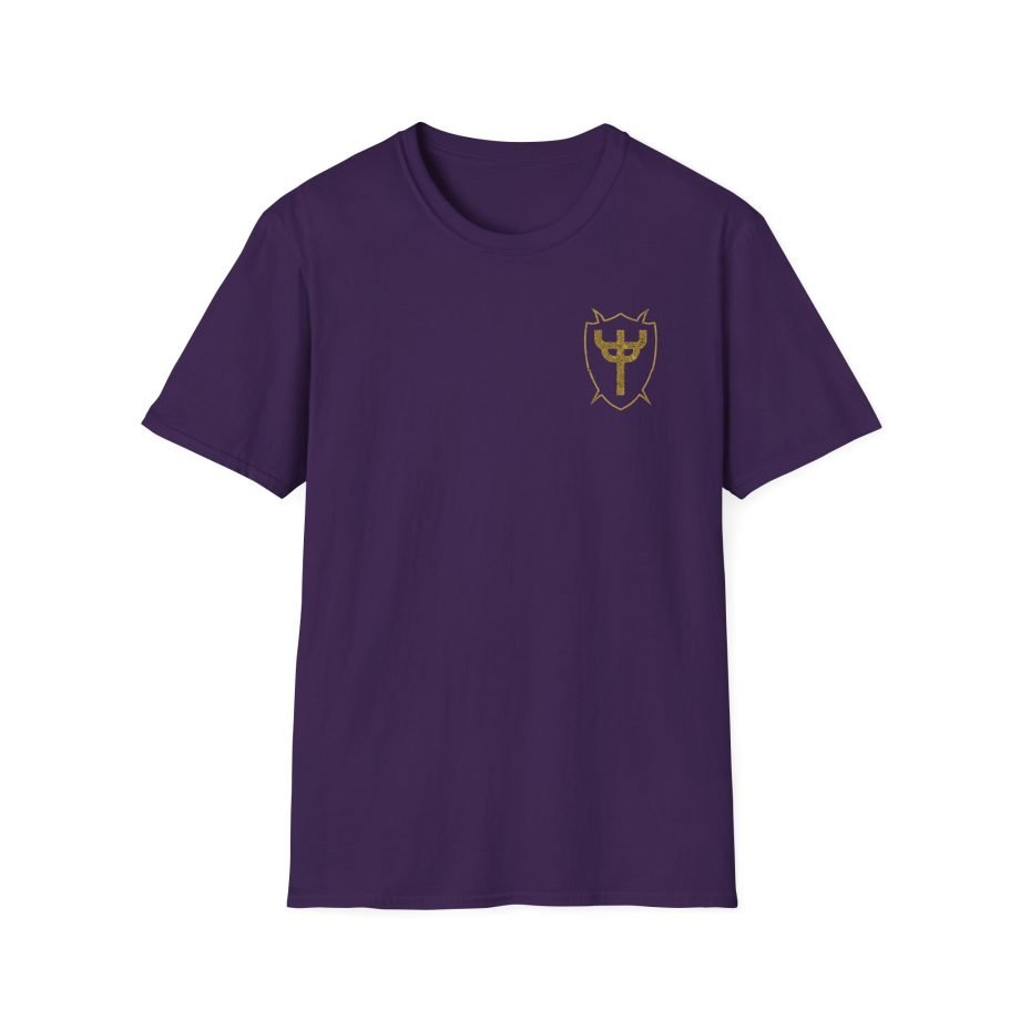 Judas Priest Gold Invincible Shield Unisex Softstyle T-Shirt