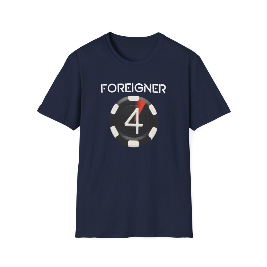 Foreigner 4 Poker Chip  Unisex Softstyle T-Shirt