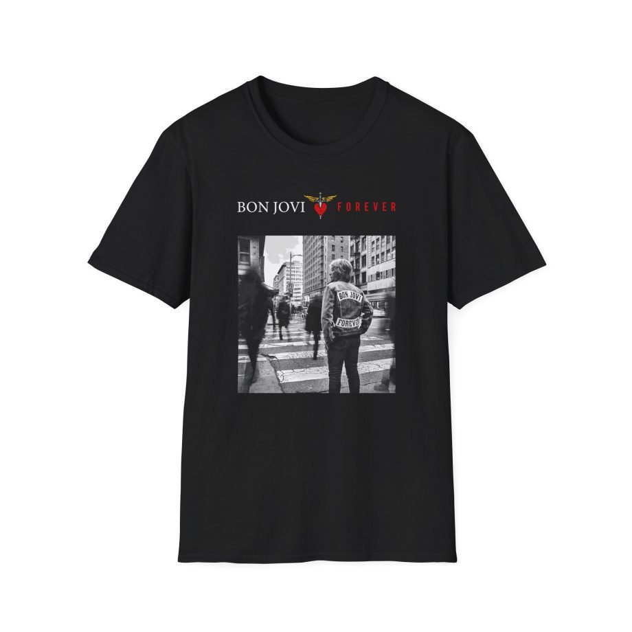 Bon Jovi Album Cover Unisex Softstyle T-Shirt
