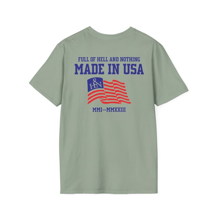 Full of Hell and Nothing Made In USA Unisex Softstyle T-Shirt
