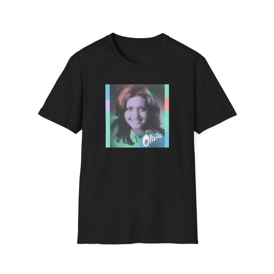 Olivia Newton John Color Block Unisex Softstyle T-Shirt