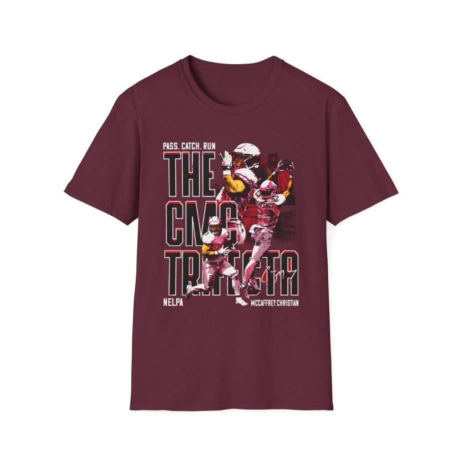 Christian Mccaffrey Trifecta Unisex Softstyle T-Shirt