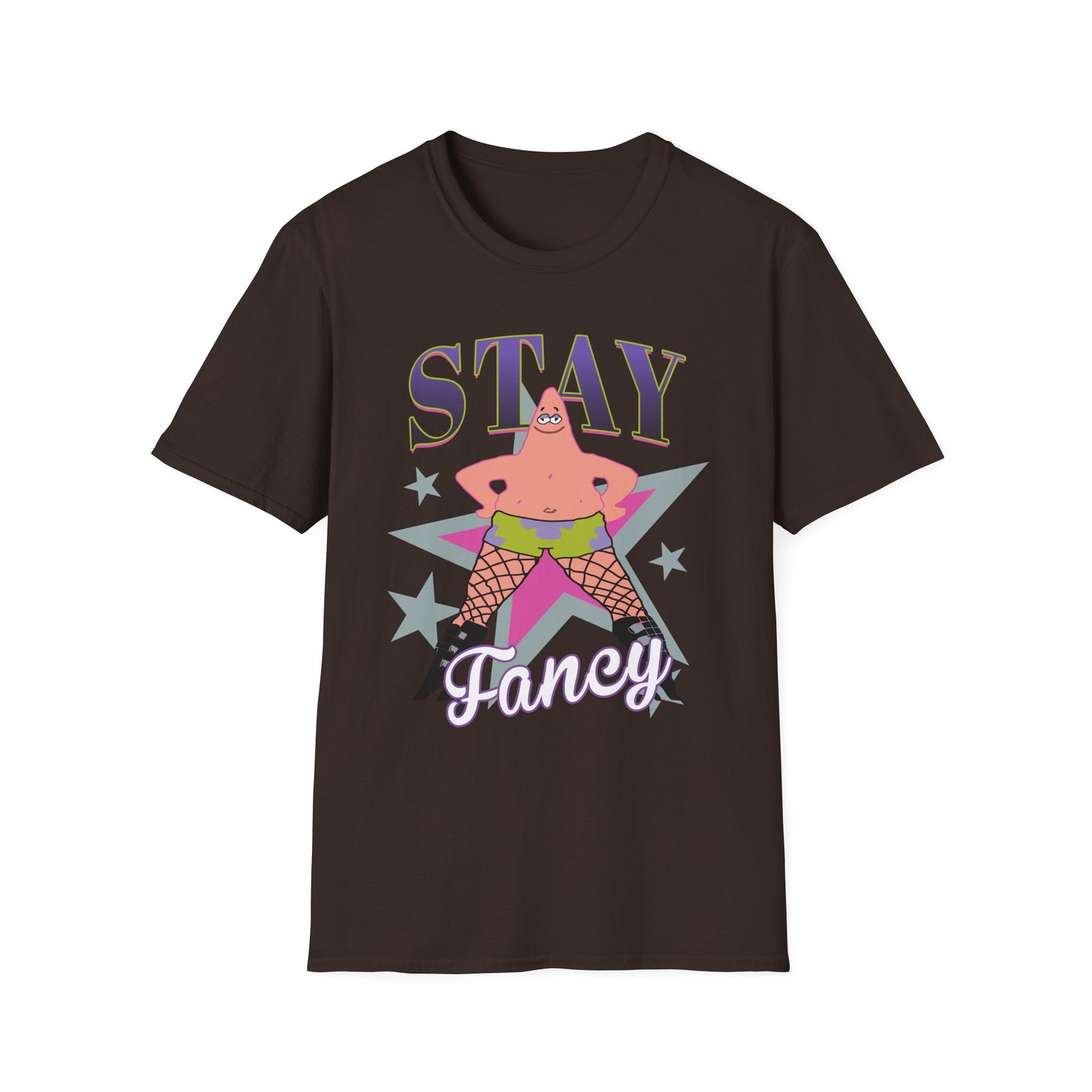 Spongebob Stay Fancy Unisex Softstyle T-Shirt
