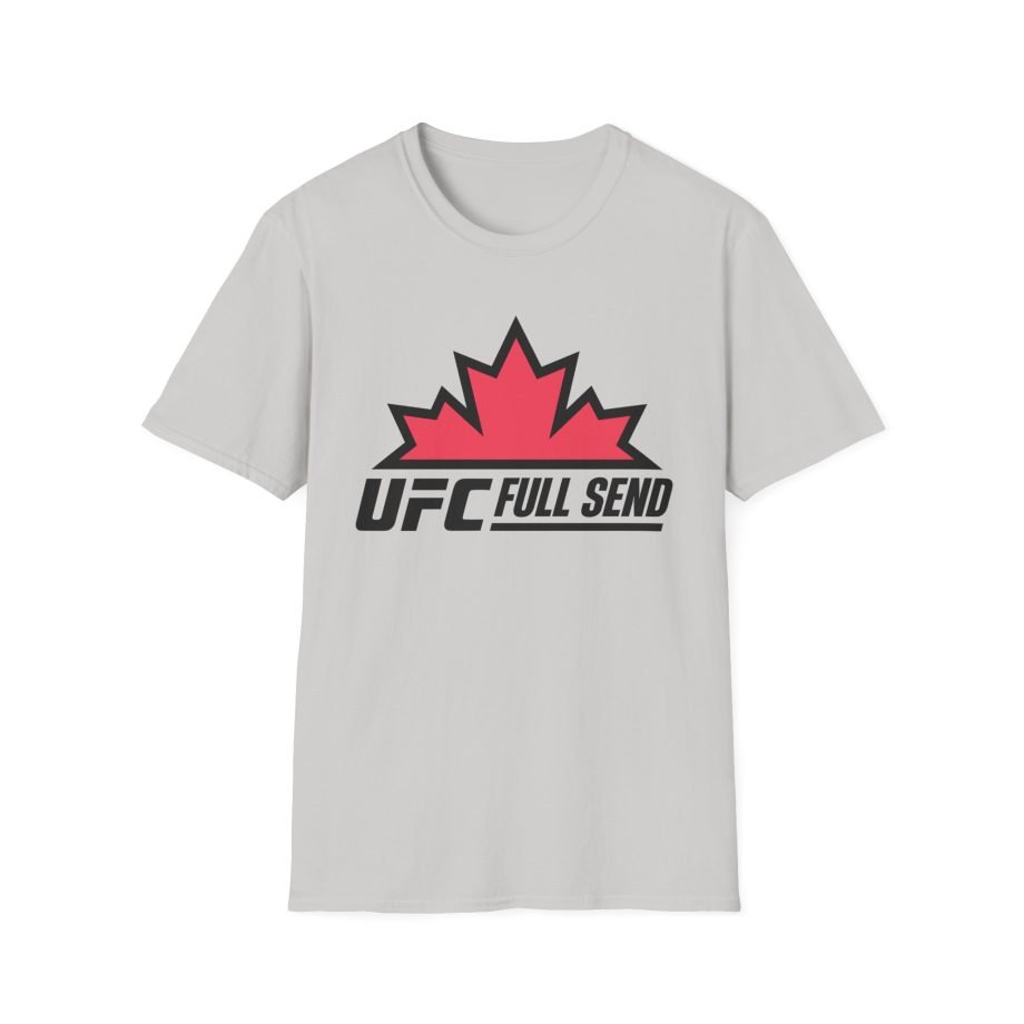 Full Send UFC Canada Leaf Unisex Softstyle T-Shirt