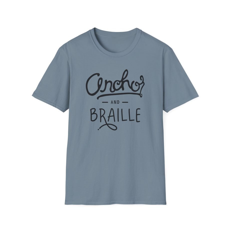 Anchor and Braille Unisex Softstyle T-Shirt