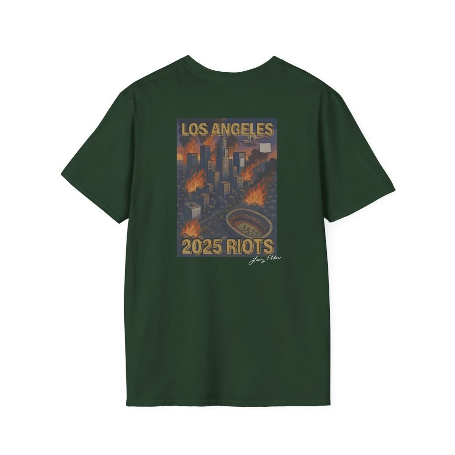 Larry Elder La Riots 2025 unisex softstyle t-shirt