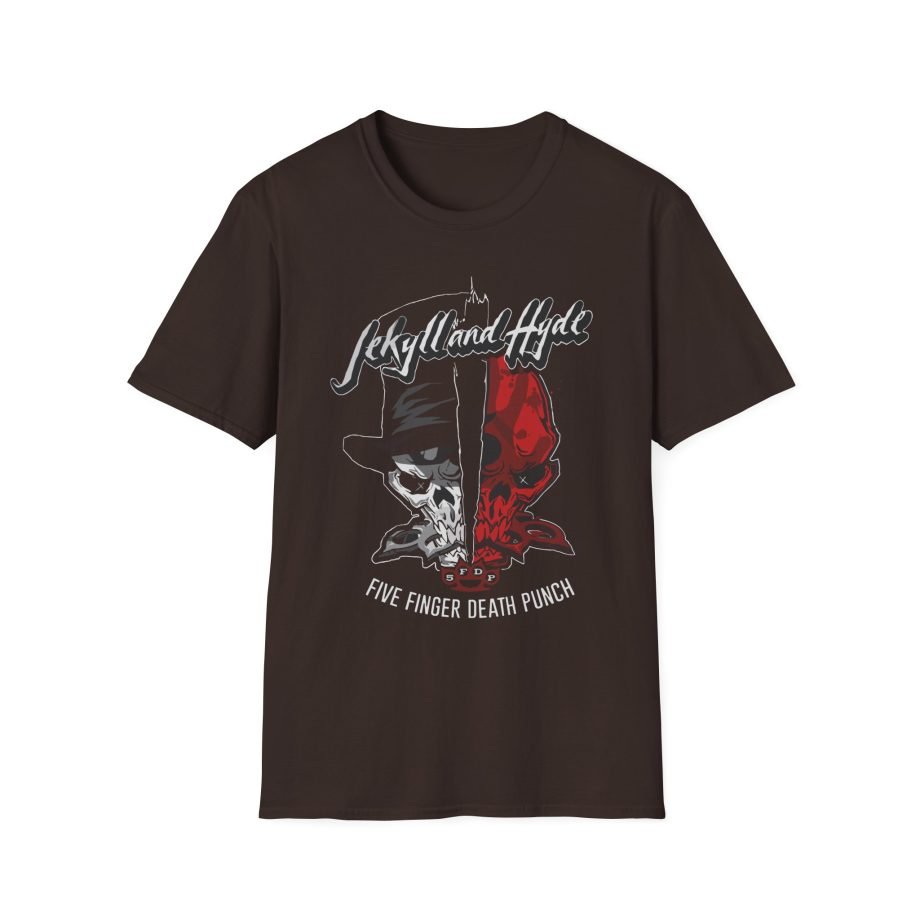 Five Finger Death Punch Jekyll and Hyde Unisex Softstyle T-Shirt