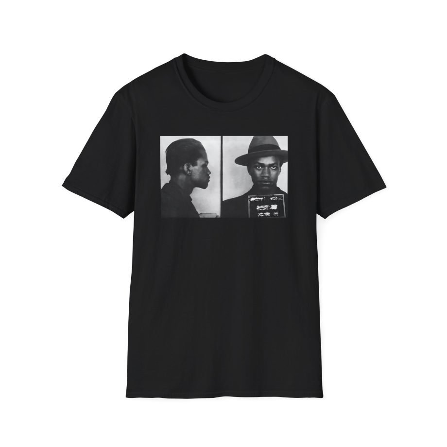 Malcolm X Mugshot Unisex Softstyle T-Shirt,
